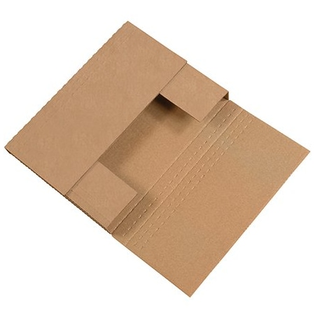Bsc Preferred 12 1/8 x 9 1/8 x 2'' Kraft Easy-Fold Mailers, 50PK BUY00017408